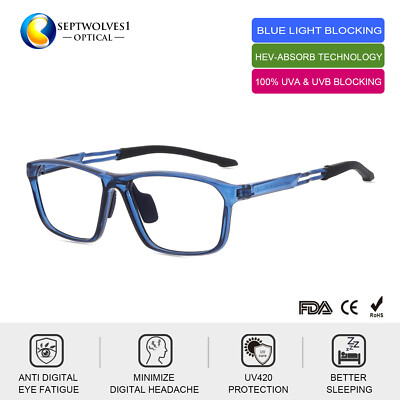 Oversize Blue Light Blocking Reading Glasses Gaming Computer Glasses Readers 