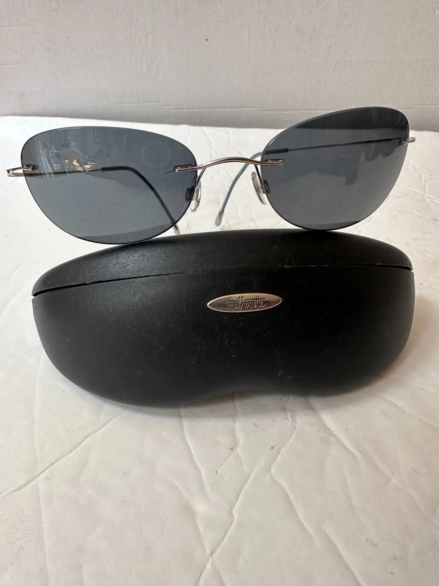 Vintage Silhouette Titan Rimless Sunglasses Titanium M 8067 715 V 