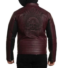 Affliction Men's Faux Leather Jacket Density