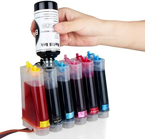 Inkjet Printer Refill Dye Ink kit 4 Color for LC201 LC203 LC205 Refillable - Zdjęcie 4 z 6