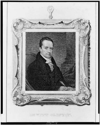 DeWitt Clinton,American politician,naturalist,Senator,Governor,Federalist,1850