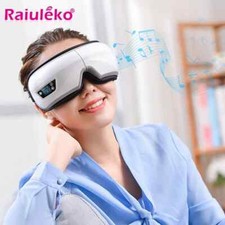 6D Smart Eye Massager with Vibration, Heat, Airbag, Bluetooth  Fatigue Relief