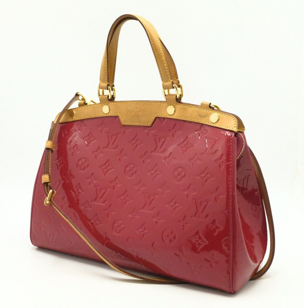 Authentic Louis Vuitton Monogram Vernis Blair MM Way Hand Bag