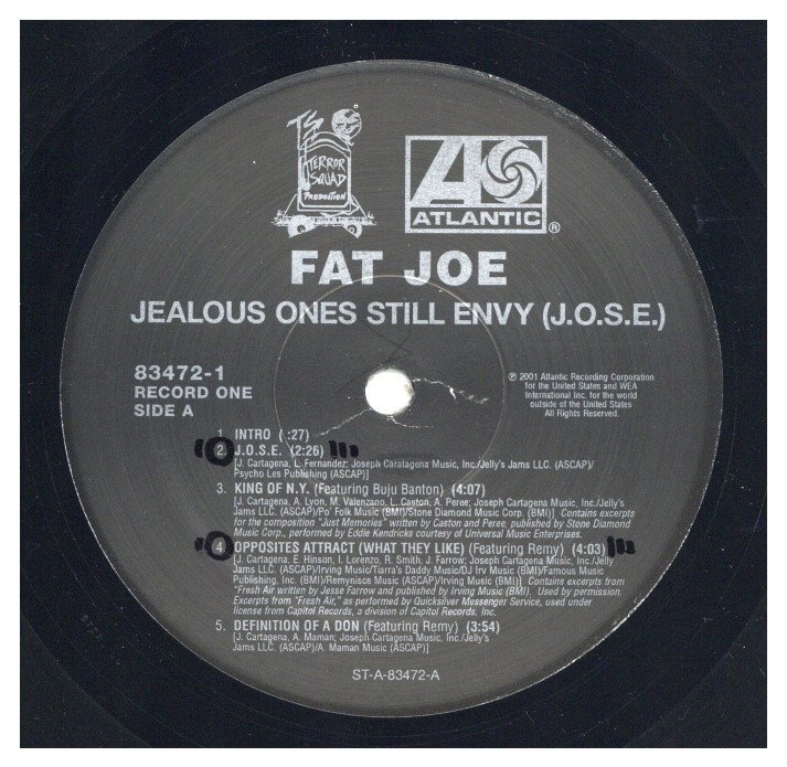 初回US盤　fat joe / jealous one's envy LP Jealous Ones Still Envy (J.O.S.E) - Album by Fat Joe - Apple