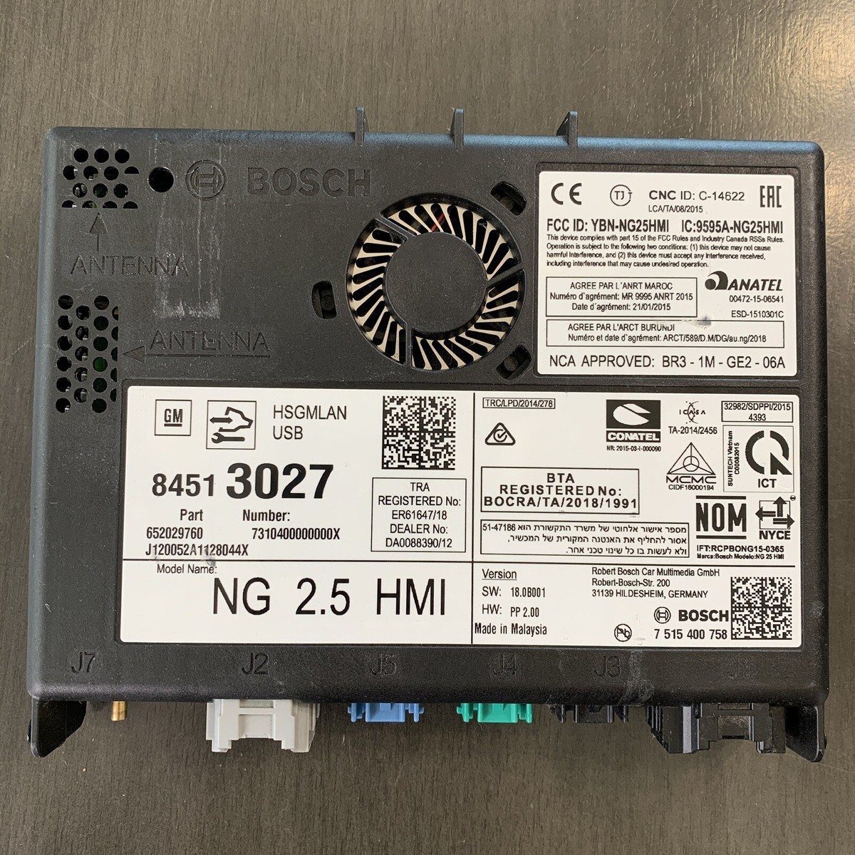 OEM GM Infotainment Display Control Module 84513027 | eBay
