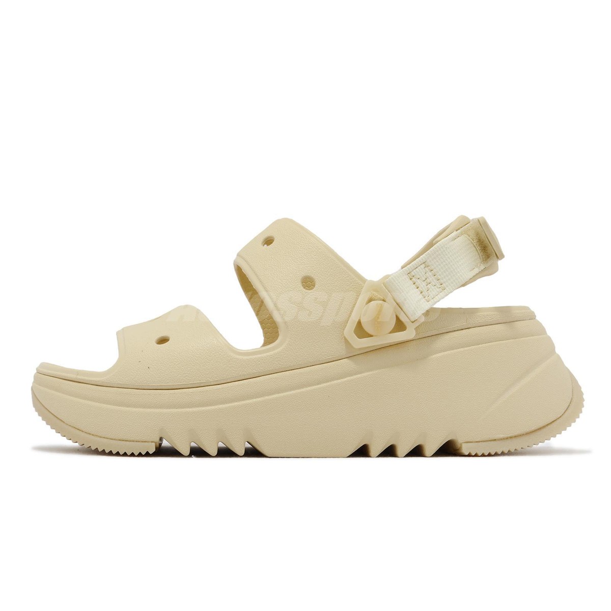 キャロ Crocs Hiker Xscape Sandal Vanilla Beige Men Unisex Platform Shoes
