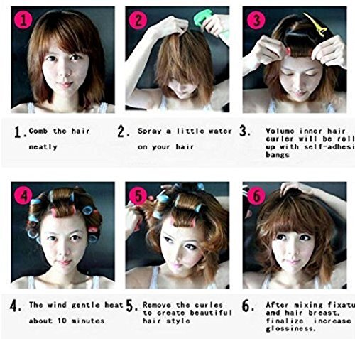 Self Grip Hair Rollers 30mm Medium Size 12PCS for DIY Curls or Salon Styling - Picture 4 of 11