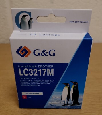 G&G Tintenpatrone - Magenta (NP-B-03217M / Kompatibel mit BROTHER LC3217M)