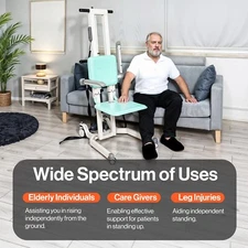 SuperHandy GoRise TX - Patient Transfer & Electric Floor to Stand Lift