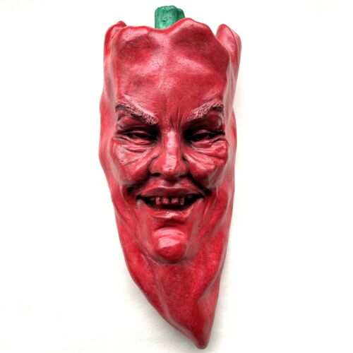 Spicy Red Hot Chili Pepper Wall Sculpture Home Decor Accent 11