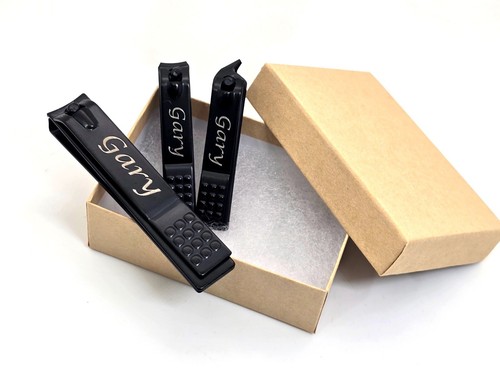 Personalized Engraved Name Toe Finger Nail Clippers Manicure Gift Set Cutter - 第 2/4 張圖片