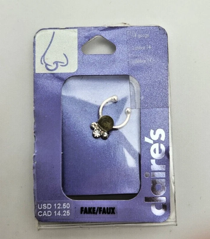 How much does it cost to deals get a nose piercing at claire's