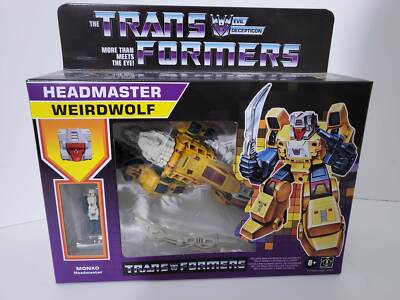 Transformers Weirdwolf  -  Hasbro Headmaster  F1028 NEU