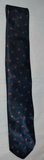 Manhattan Blue 58 Inch Tie with Paisley Pattern, Made in USA