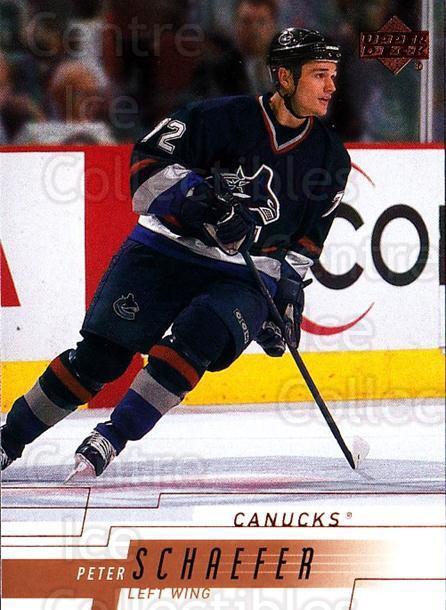 2000-01 Upper Deck #397 Peter Schaefer