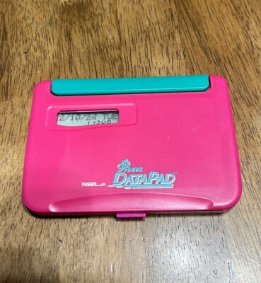 1996 Tiger Princess Data Pad Vintage Handheld Organizer Calendar WORKS