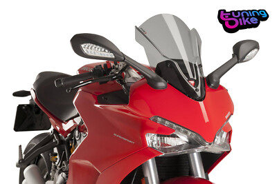 PUIG TOURING FAIRING FOR DUCATI SUPERSPORT 939/S 2018 LIGHT SMOKE