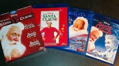 NEW SEALED THE SANTA CLAUSE TRILOGY BLU-RAY MOVIE COLLECTION BOX