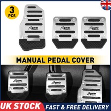 Universal Clutch Manual Accelerator Brake Car Foot Pedal Pads Cover Kit Non-slip