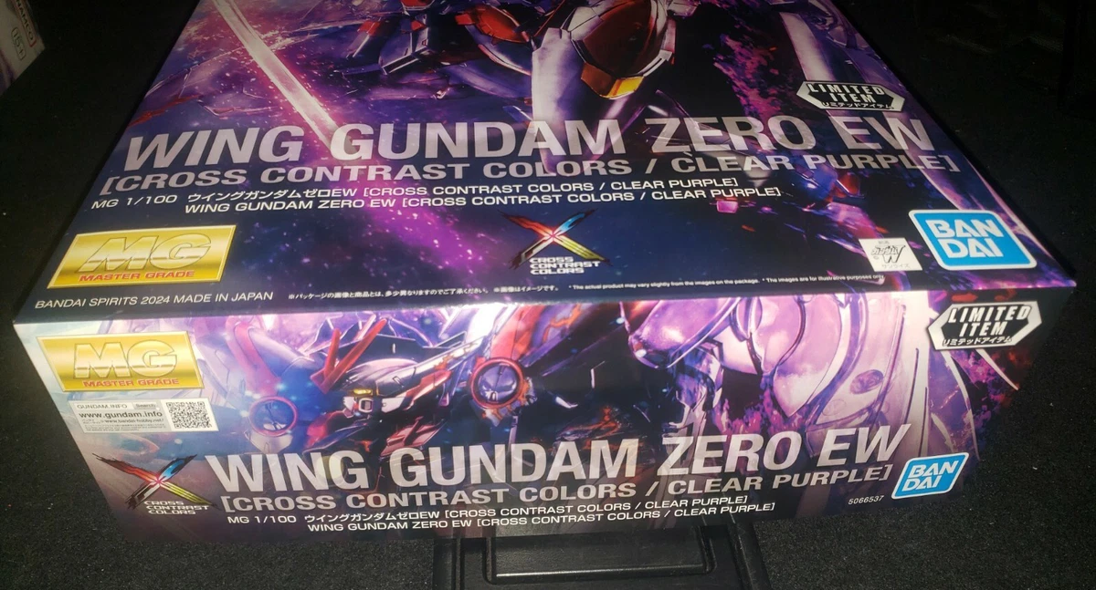 MG 1/100 Wing Gundam Zero EW CROSS CONTRAST COLORS / CLEAR PURPLE IN STOCK MG 1/100 Wing Gundam Zero EW CROSS CONTRAST COLORS / CLEAR PURPLE IN STOCK