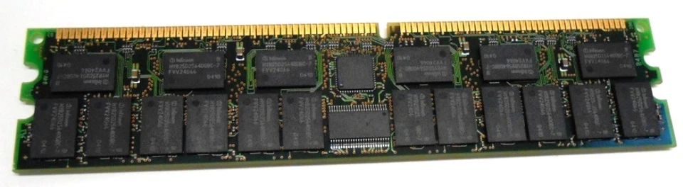 INFINEON, DDR SDRAM DIMM, HYS72D128320GBR-7-B, 1024 MB, PC2100R-20330,  - Image 4 of 4
