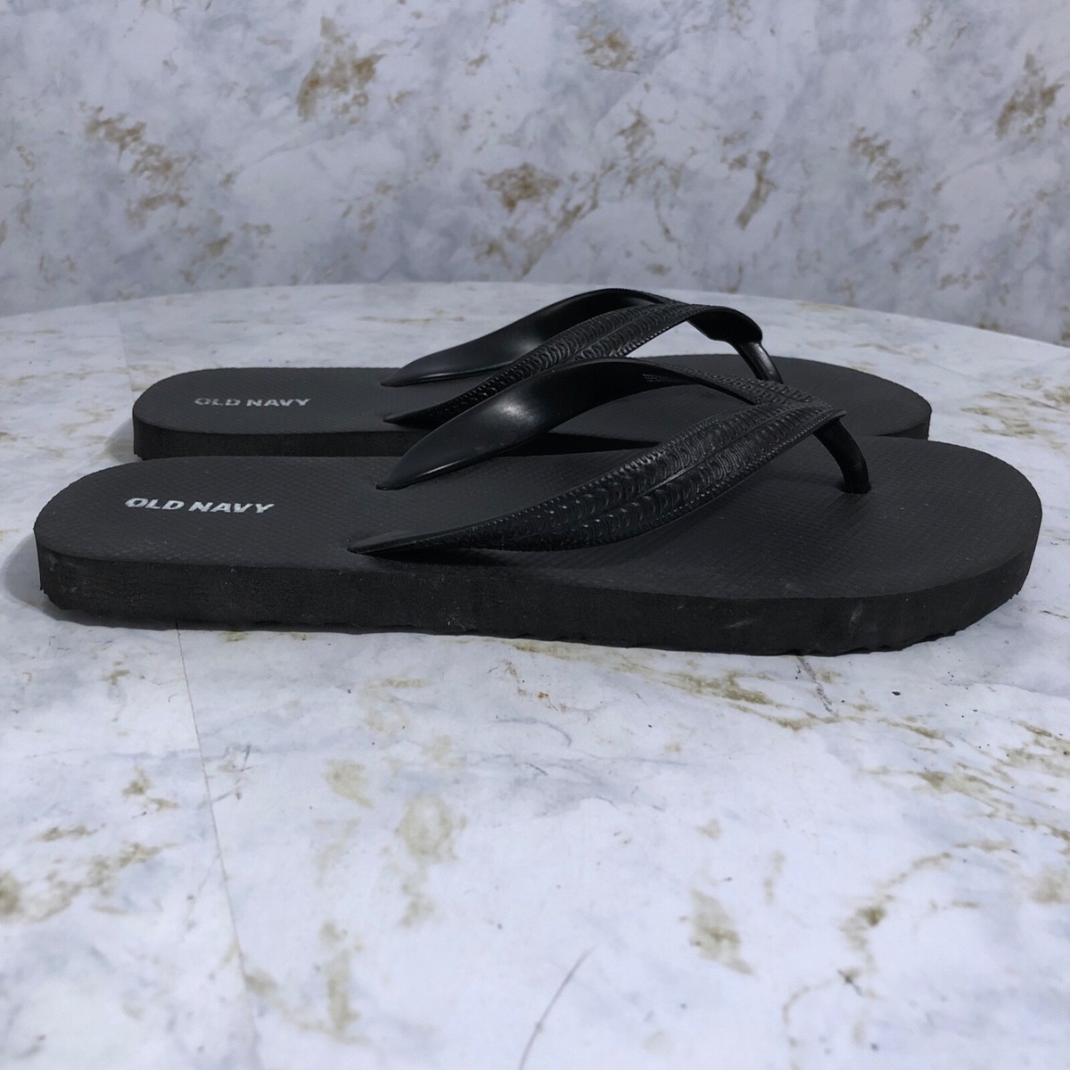 Old Navy Fish Flops Old Navy Womens Black Rubber Flip Flops Size