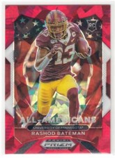 Rashod Bateman 2021 Panini Prizm Draft Picks Prizms Red Ice RC #196 All American