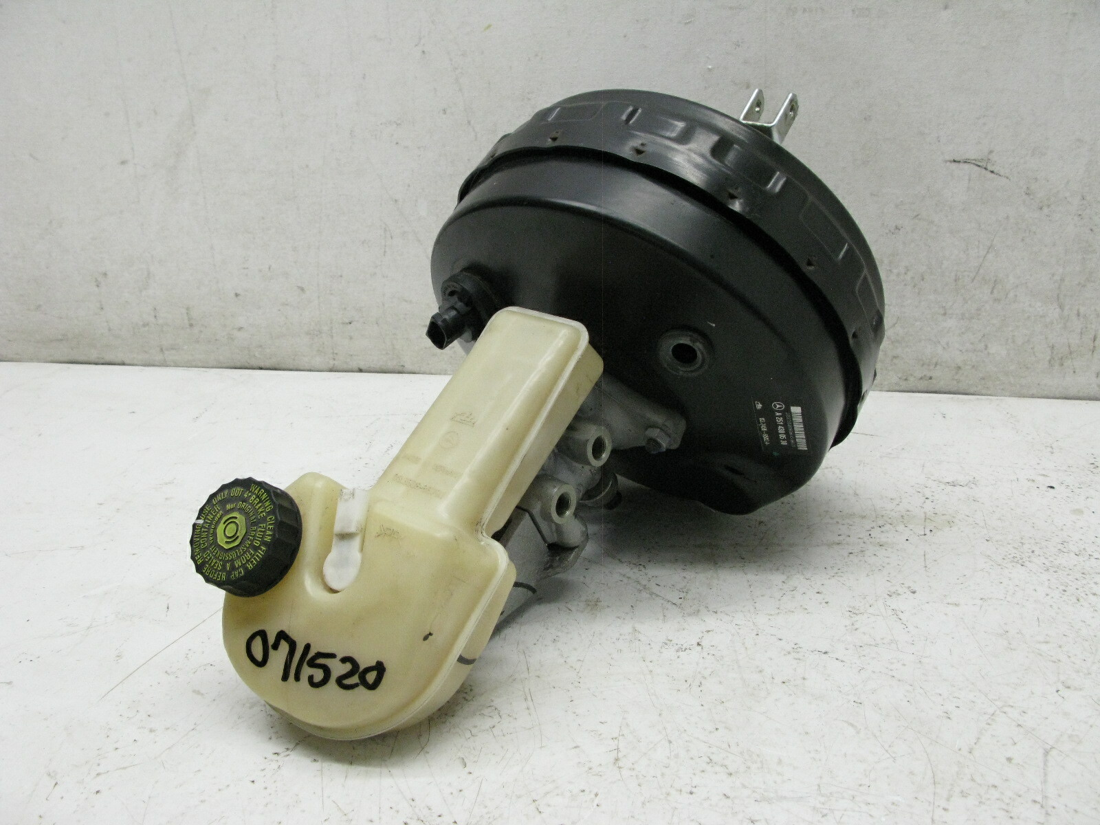 0607 MERCEDES ML350 R350 GL450 POWER BRAKE BOOSTER MASTER CYLINDER