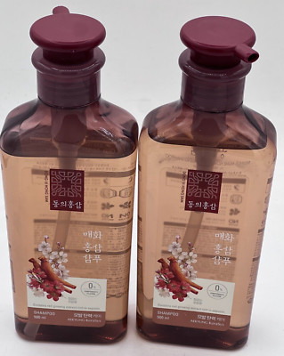 KERASYS HAIR FALL CONTROL SHAMPOO PRUNUS MUME FLOWER RED GINSENG EXTRACT 2 PACK