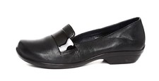 Dansko Oksana Z4460 Leather Loafer Black Women Size 38 EUR
