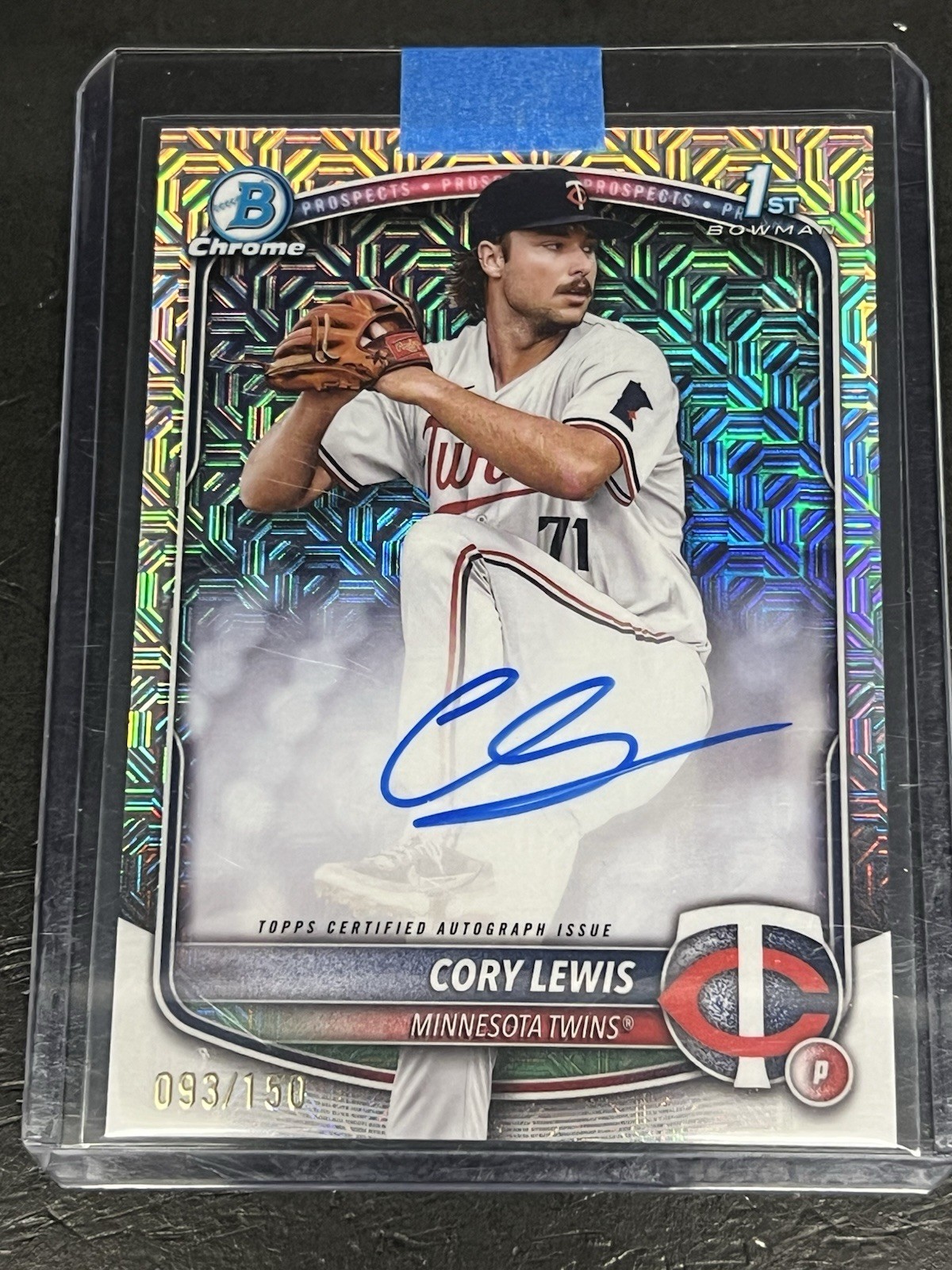 CORY LEWIS /150✅2025 BOWMAN CHROME 1ST AUTOGRAPH CHOICE HTA AUTO🔥✅TWINS