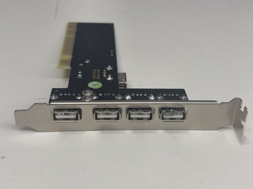 VIA VT6212L PCI Card 5-Port USB 2.0 Expansion Non-RAID Controller Card