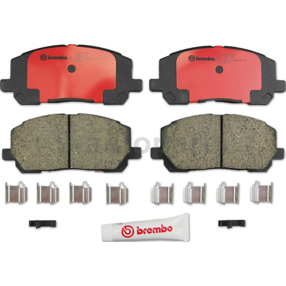 Комплект переднего тормоза Brembo дисковые роторы керамические колодки для Toyota Highlander 2001-2007 годов выпуска - Изображение 2 из 4