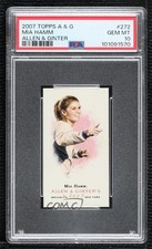 2007 Topps Allen & Ginter's Mini Ginter Back Mia Hamm #272 PSA 10 GEM MT 8nf