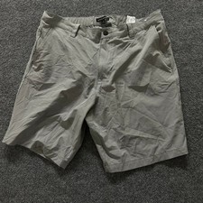Banana Republic Shorts Mens Size 38 Gray Stretch Casual Flat Front Lightweight