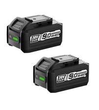 2 Packs 8.0Ah Lithium-ion Battery, Compatible with Dewalt 20V Max Cordless Po...