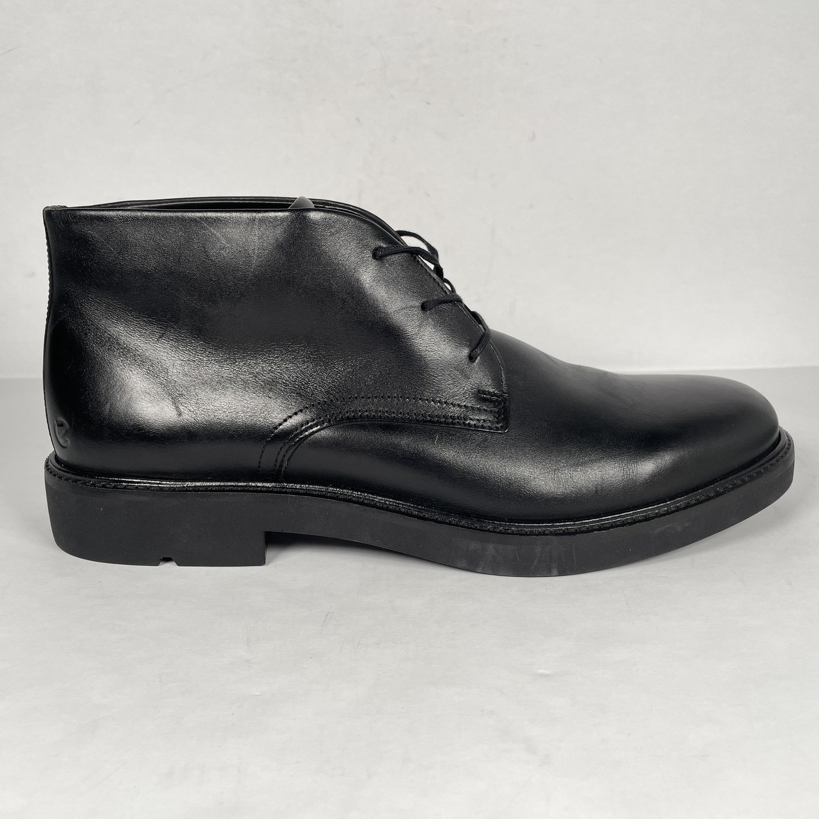 SAOLA Stivali Chukka Ecco London uomo taglia 11 pelle nera comodi business stringati