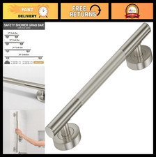 12" Stainless Steel Shower Grab Bar - Anti-Slip Knurling Safety Handle for Elder