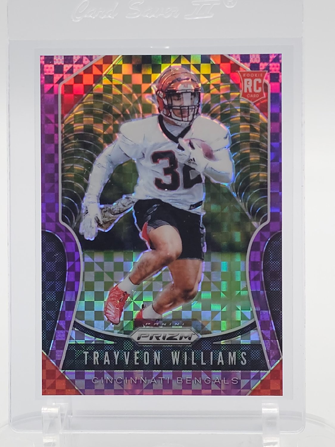 Trayveon Williams Panini Prizm #329 Purple Power