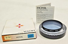 Hoya 49MM 82B Blue Filter Japan Mint With Plastic Case  Box W/Instructions