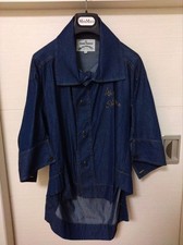 Vivienne Westwood Anglomania Deformed Denim Shirt