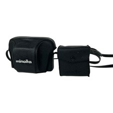 Minolta Hi-matic F Rokkor 38mm f2.7 Film camera From JAPAN with Flash