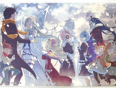 Re:Zero B2 Tapestry MF Bunko J 15th Anniversary Fair Lottery Prize