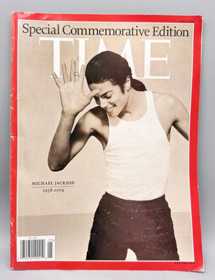 TIME Magazine Michael Jackson Special Commemorative Edition July 2009 Herb Ritts