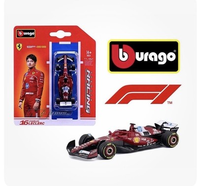 Bburago F1 2025 Ferrari SF-25 #16 Charles Leclerc Formula One 1/64 Carded