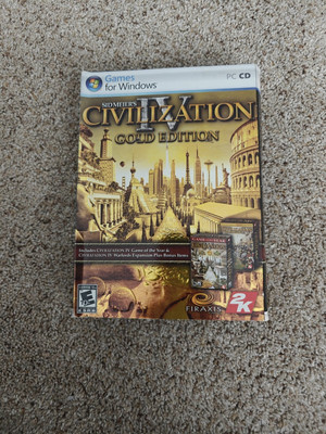 Sid Meier'S Civilization Iv 4 Gold Edition Pc Video Game 2007 Warlords Ex Tested