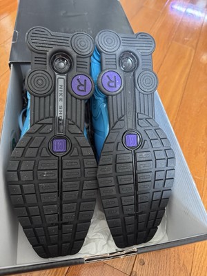 Martine Rose Nike Shox MR4 Scuba Blue/Black 8M/9.5W | eBay