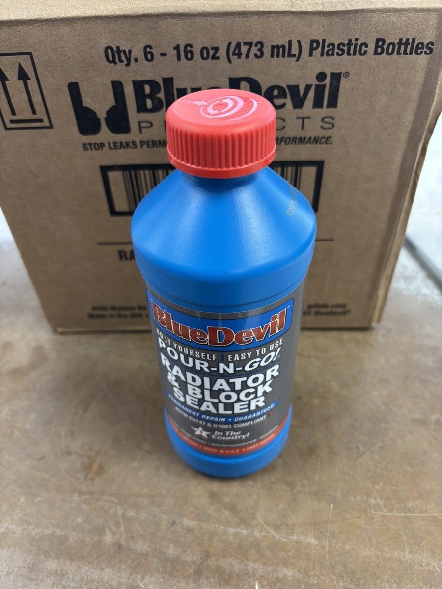 Bluedevil Products 00205 Radiator & Block Sealer - 16 Ounce