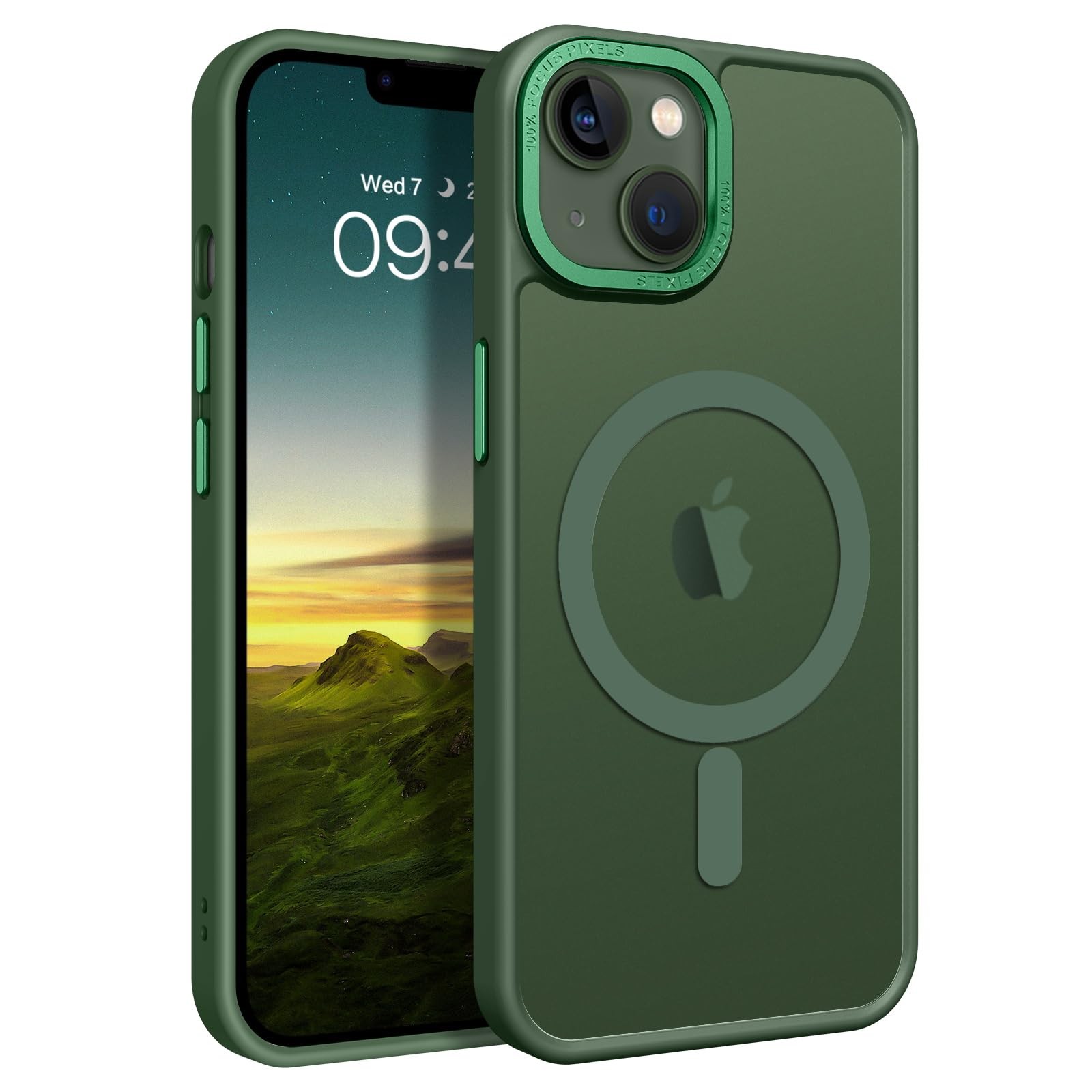Coque iPhone 13 et 14 Magsafe anti-jaunissement pour éviter les chutes