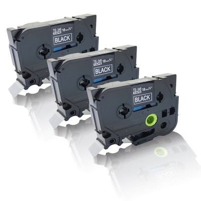 3x Kompatible Schriftbänder für Brother P-Touch1830VP P Solutions Office